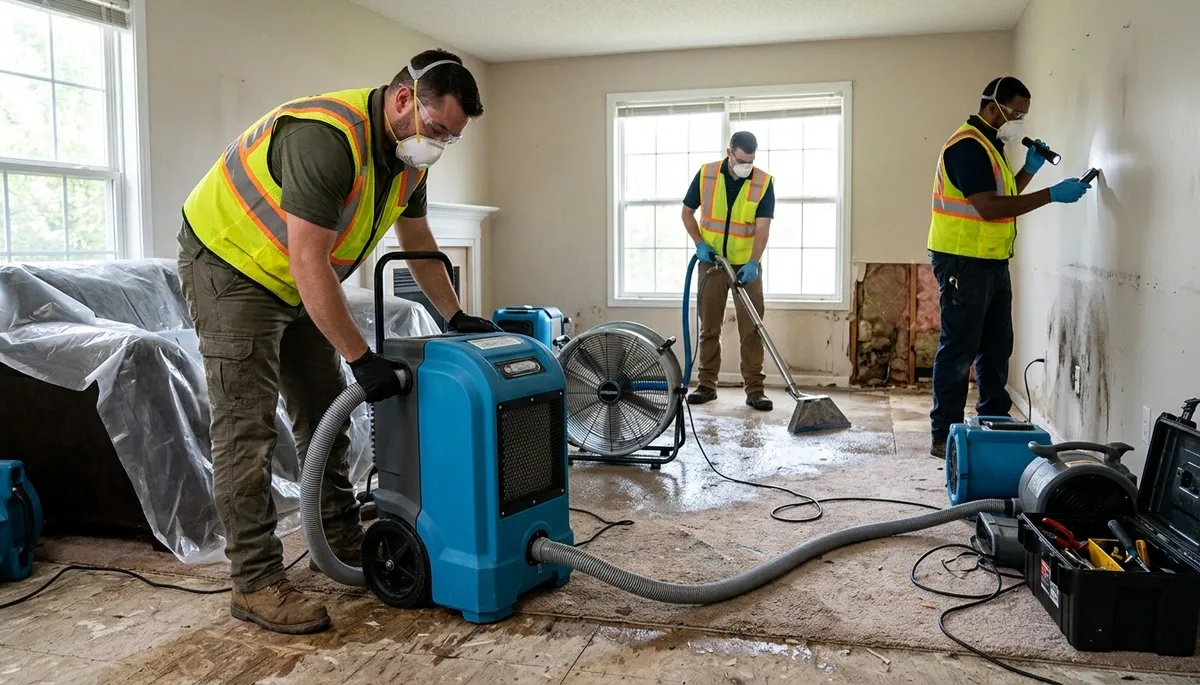Emergency water damage restoration service in Simi Valley, CA for homes and businesses
