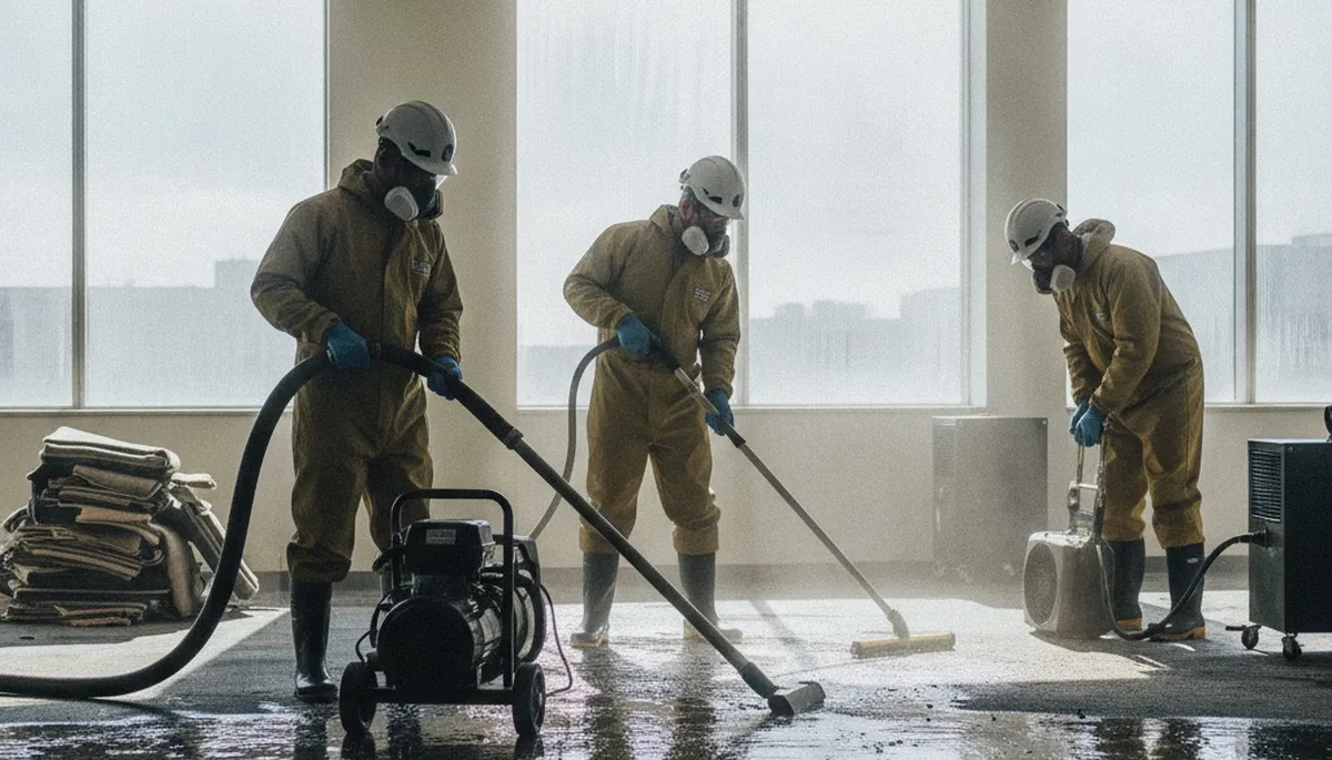 Emergency water removal service in Simi Valley, CA for flood and burst pipe damage