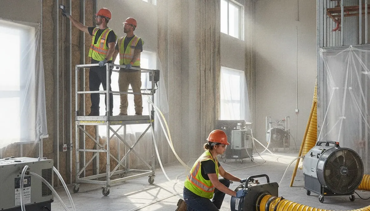 Structural drying equipment for water damage restoration in Simi Valley, CA