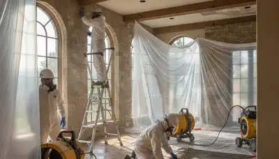 Water damage restoration team serving Simi Valley, CA with emergency cleanup and repair services