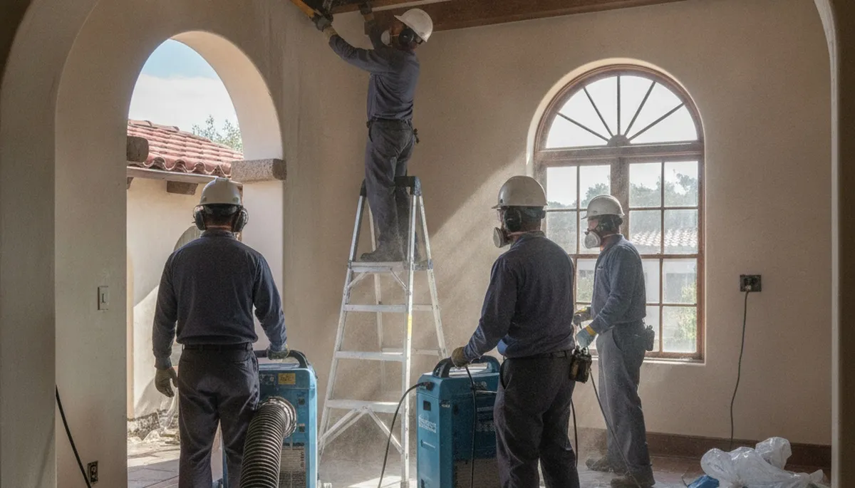 Water damage restoration team serving Simi Valley, CA with emergency cleanup and repair services