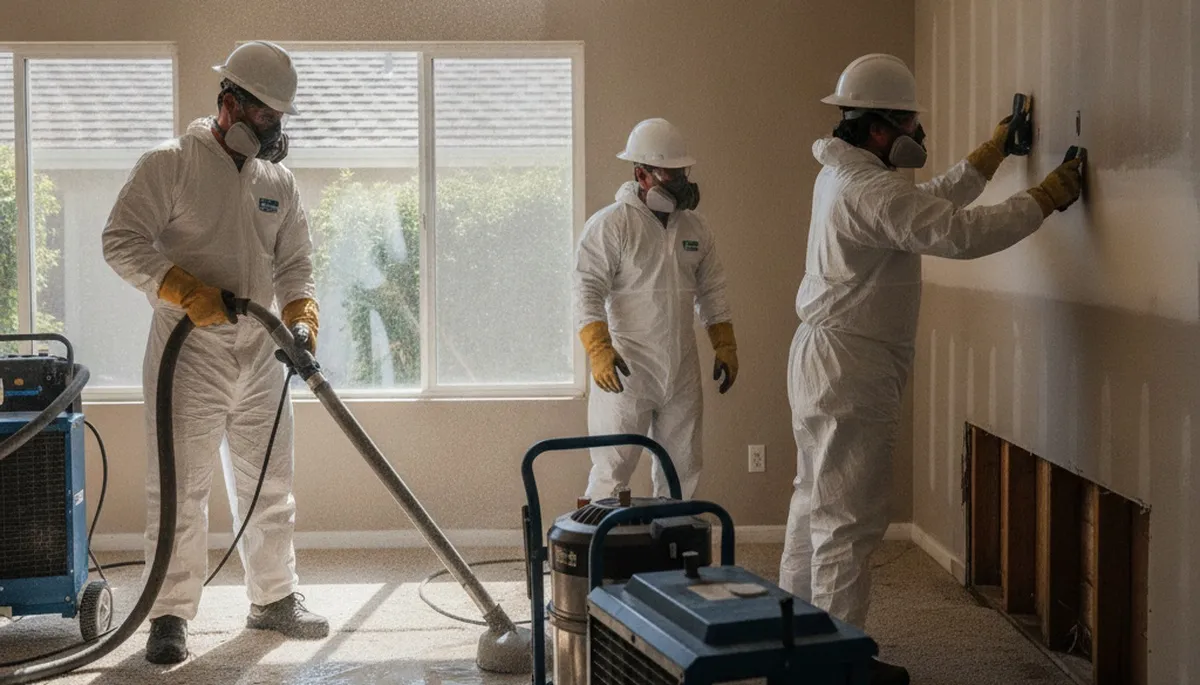 Water damage restoration team serving Simi Valley, CA for fast cleanup and repair services