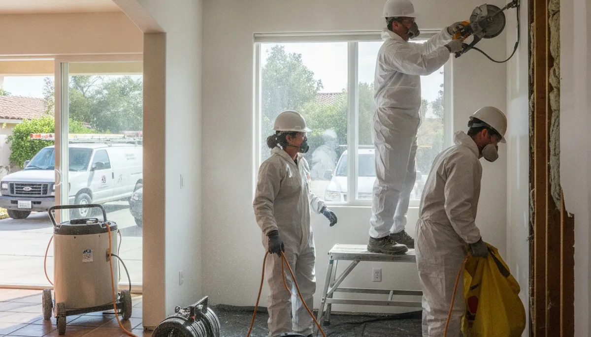 Water damage restoration team serving Simi Valley, CA with professional cleanup and drying services