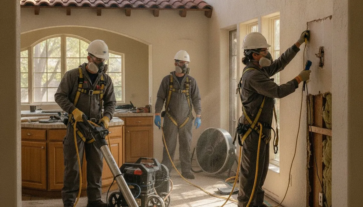 Water damage restoration team serving Simi Valley, CA with professional cleanup and repair services