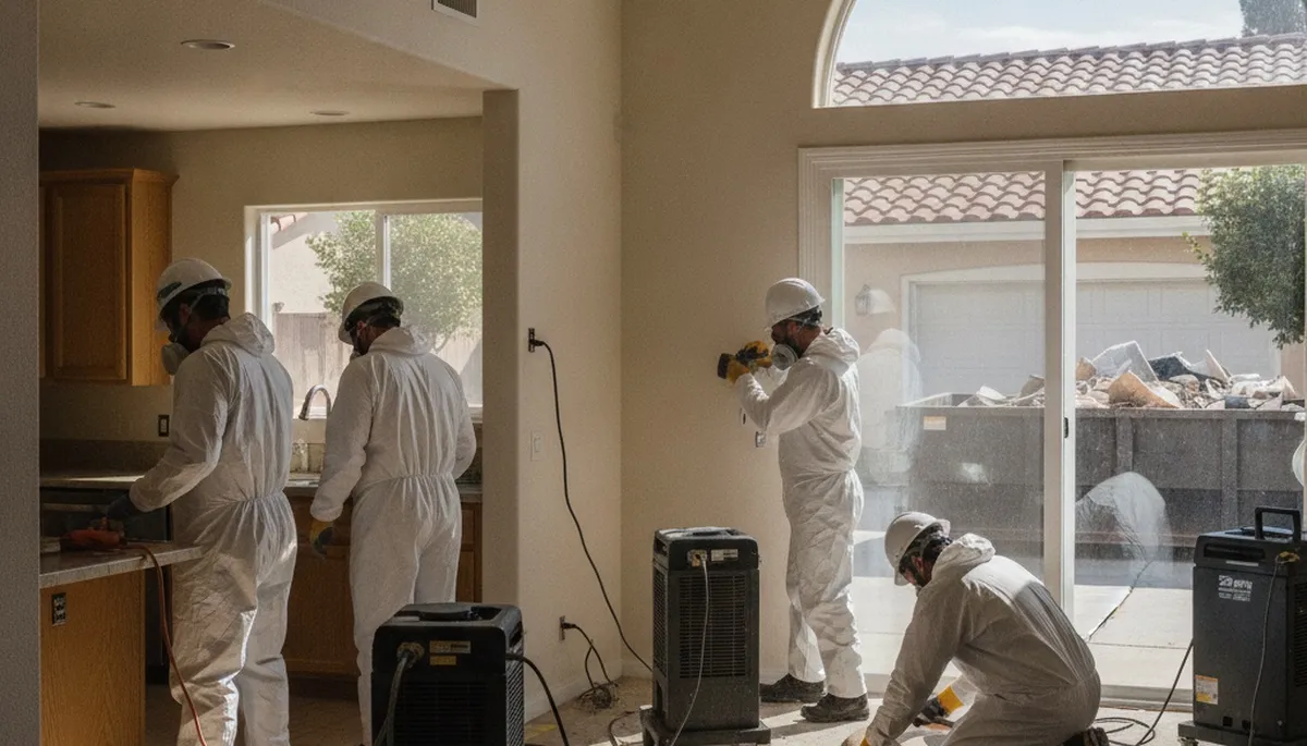 Water damage restoration team serving Simi Valley, CA with professional cleanup and repair services