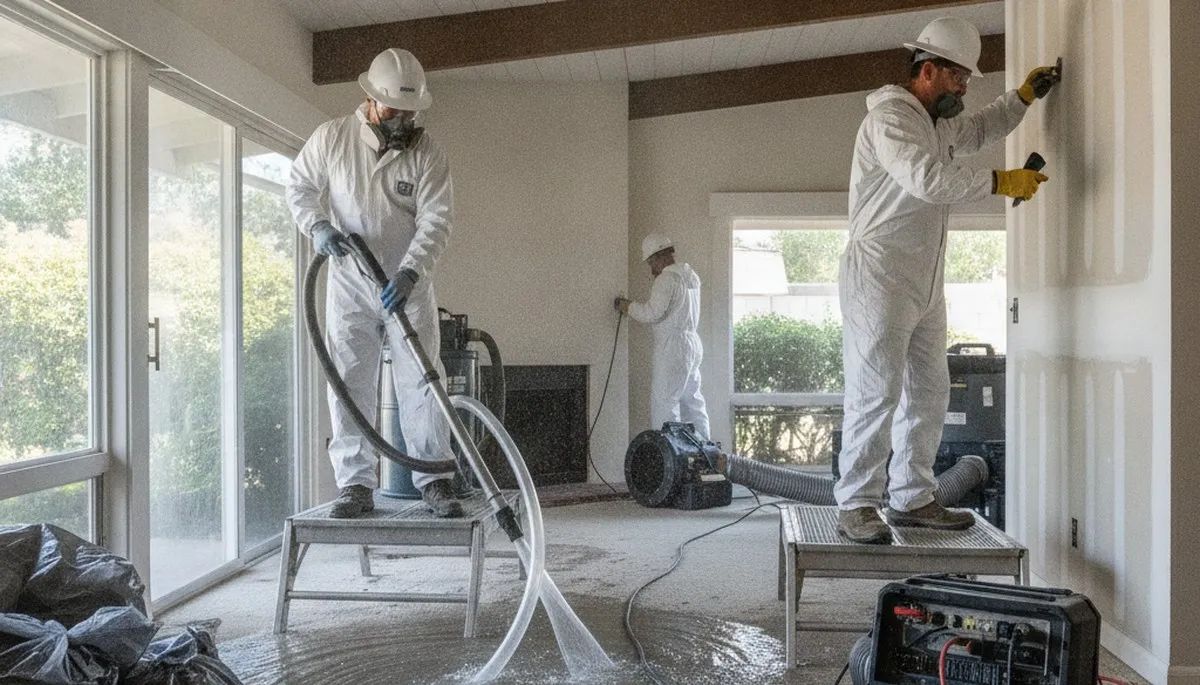Water damage restoration team serving Simi Valley, CA, for fast cleanup and repairs