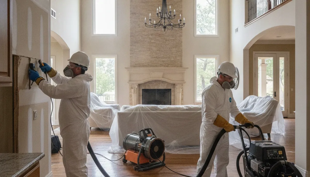 Water damage restoration team serving Simi Valley, CA with professional cleanup and repair services