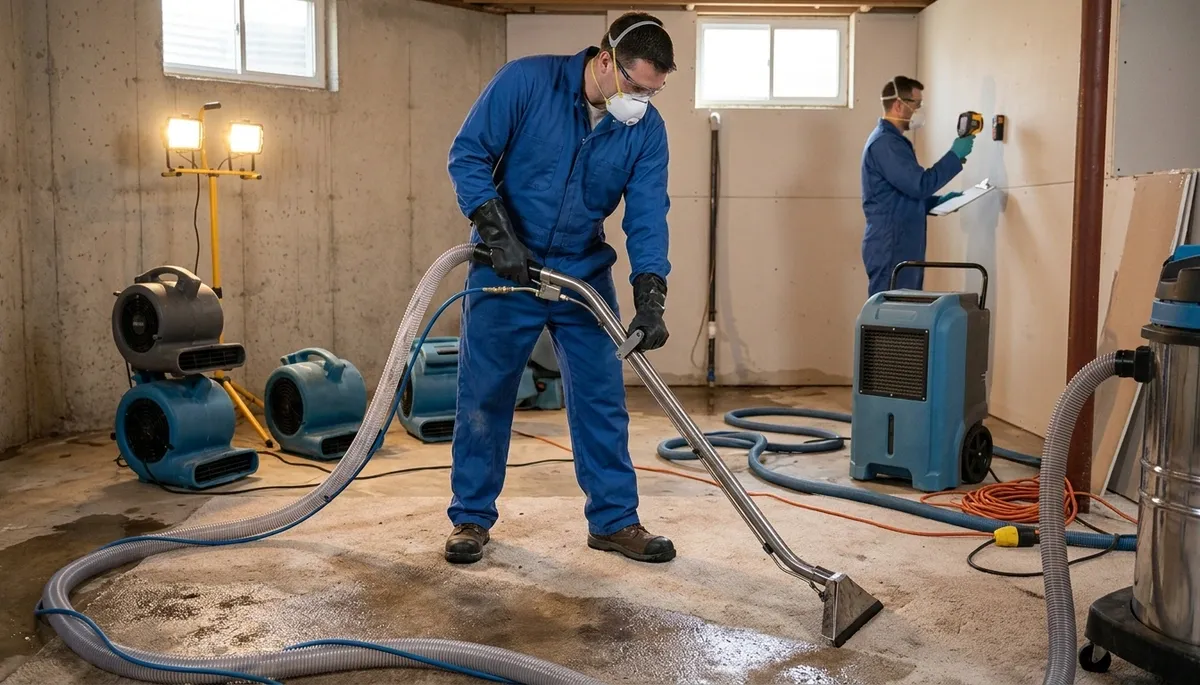 Water damage restoration team serving homes in Simi Valley, CA with 24/7 emergency response