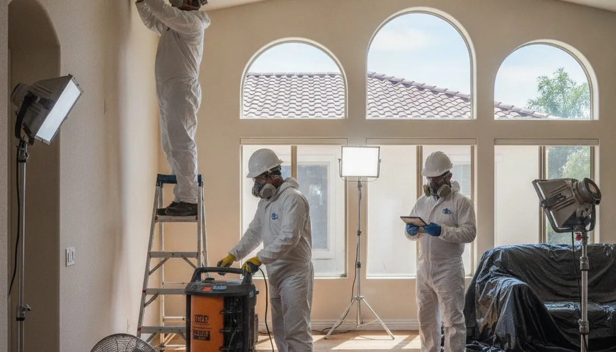 Water damage restoration team serving Simi Valley, CA with professional cleanup and drying services