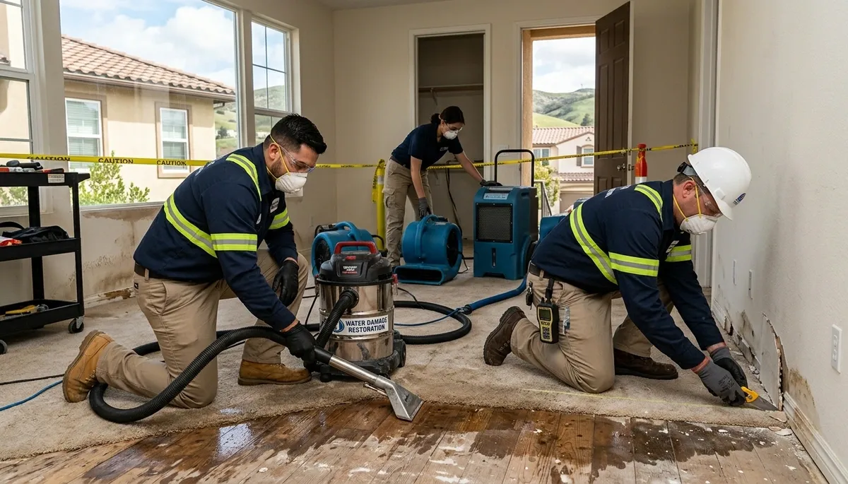 Water damage restoration service in Simi Valley, CA for homes and businesses