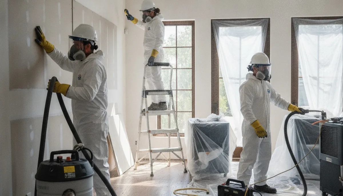 Water damage restoration team serving Simi Valley, CA for fast cleanup and structural drying