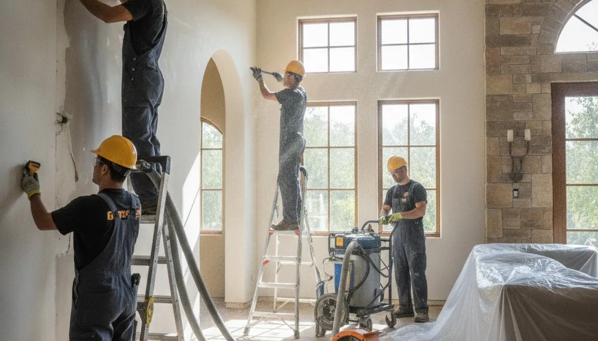 Water damage restoration team serving Simi Valley, CA with professional drying and cleanup services