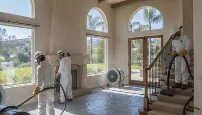 Water damage restoration team serving Simi Valley, CA for emergency cleanup and repairs