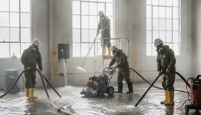 Water extraction service in Simi Valley, CA removing standing water from a home